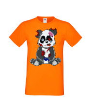 Мъжка Геймърска Тениска Панда Геймър Panda Bear Zombi Gamer Stage 2