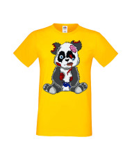 Мъжка Геймърска Тениска Панда Геймър Panda Bear Zombi Gamer Stage 2