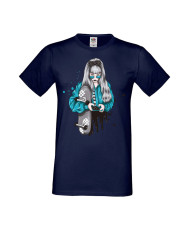 Мъжка Тениска Skateboard Scate Woman 1