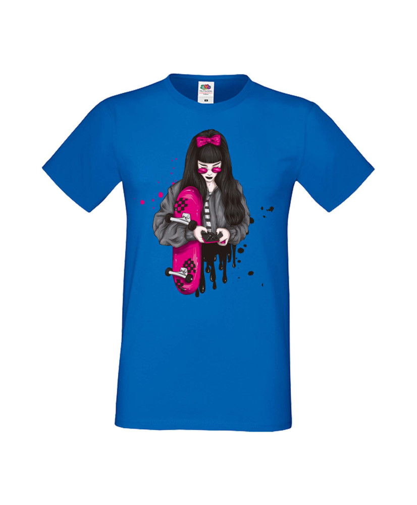 Мъжка Тениска Skateboard Scate Woman 2