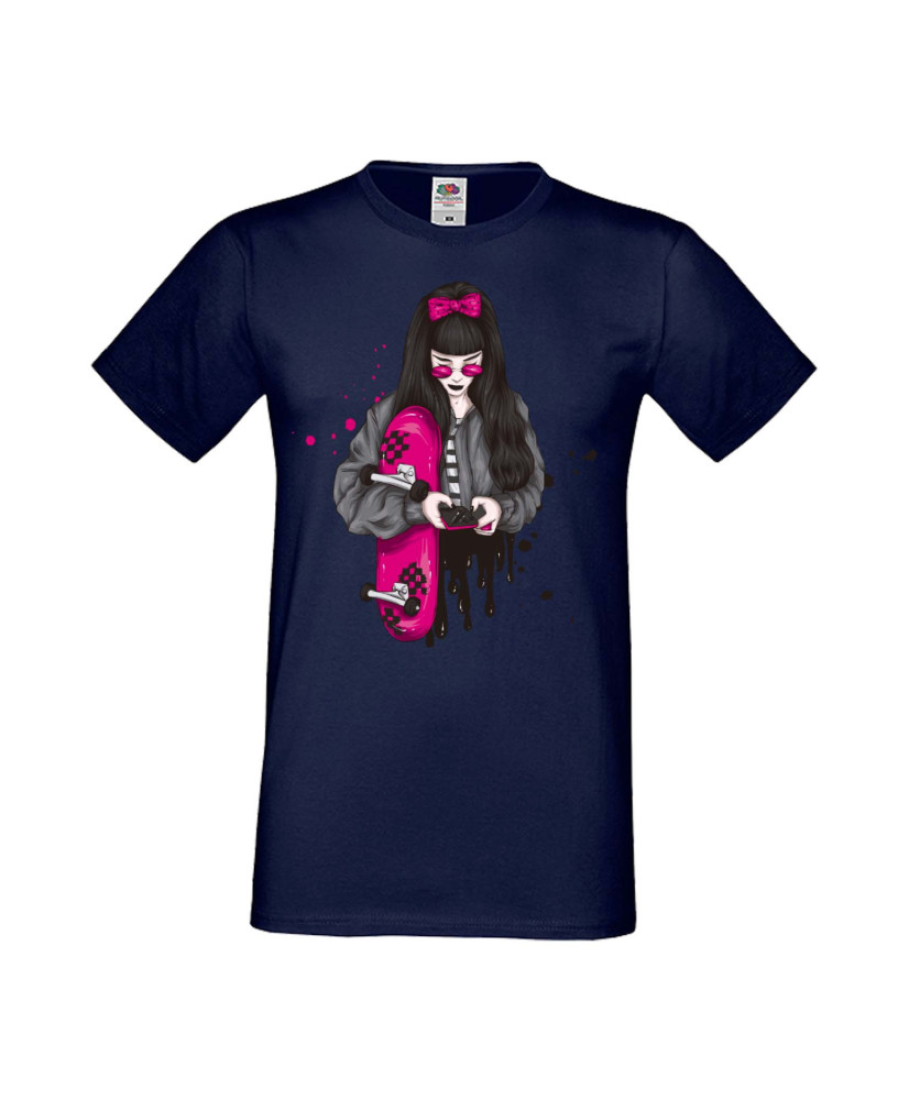 Мъжка Тениска Skateboard Scate Woman 2