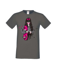 Мъжка Тениска Skateboard Scate Woman 2