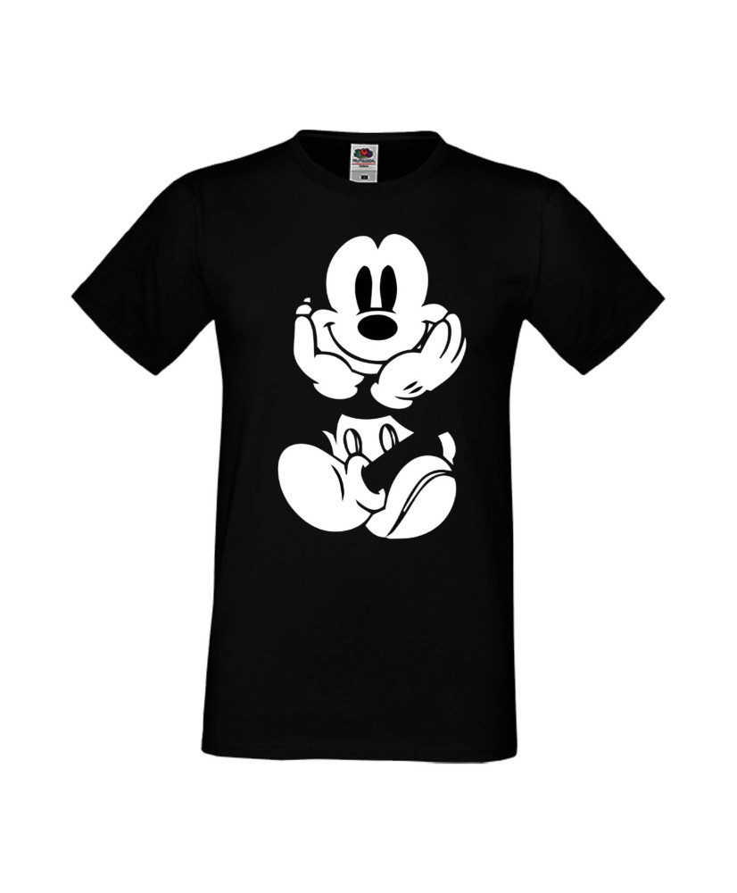 Мъжка Тениска Мики Маус Walt Disney Mikey Mouse Smile Мъжка Тениска Мики Маус Walt Disney Mikey Mouse Smile