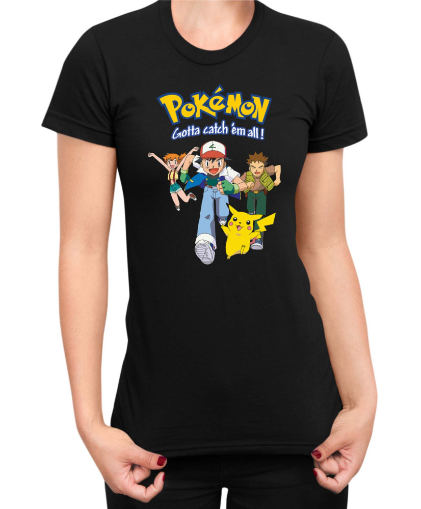 Дамска Тениска Japan Manga Anime Comics Pokemon 01