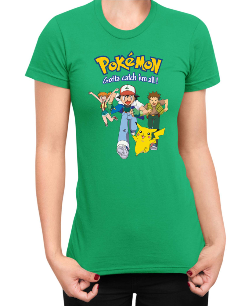 Дамска Тениска Japan Manga Anime Comics Pokemon 01 Дамска Тениска Japan Manga Anime Comics Pokemon 01