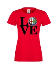 Дамска тениска Alfa Romeo LOVE