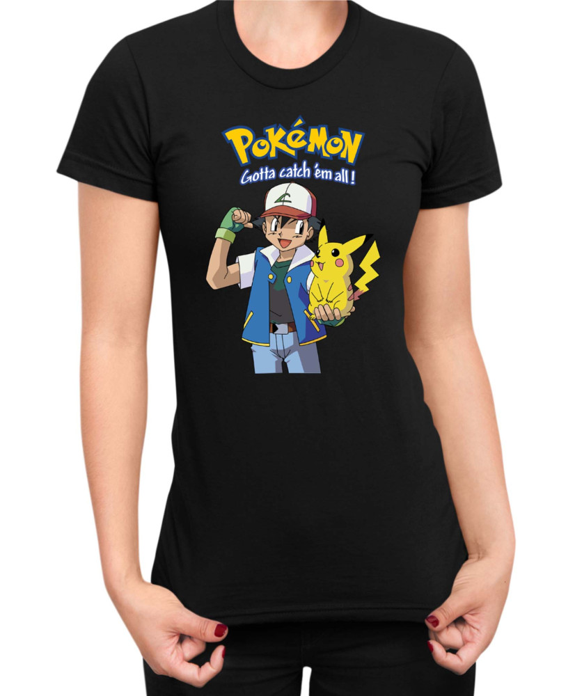Дамска Тениска Japan Manga Anime Comics Pokemon 03