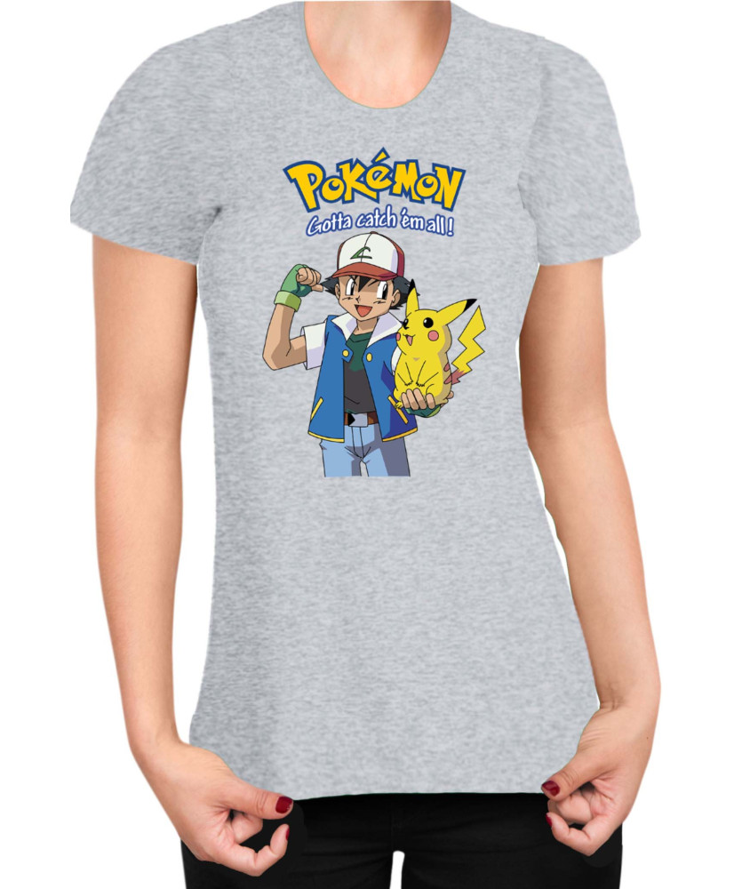 Дамска Тениска Japan Manga Anime Comics Pokemon 03