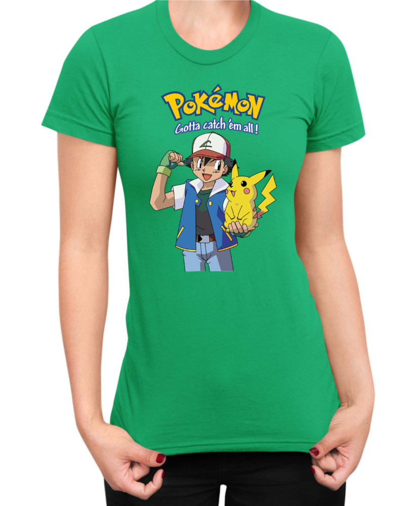 Дамска Тениска Japan Manga Anime Comics Pokemon 03