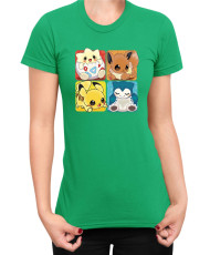 Дамска Тениска Japan Manga Anime Comics Pokemon 08