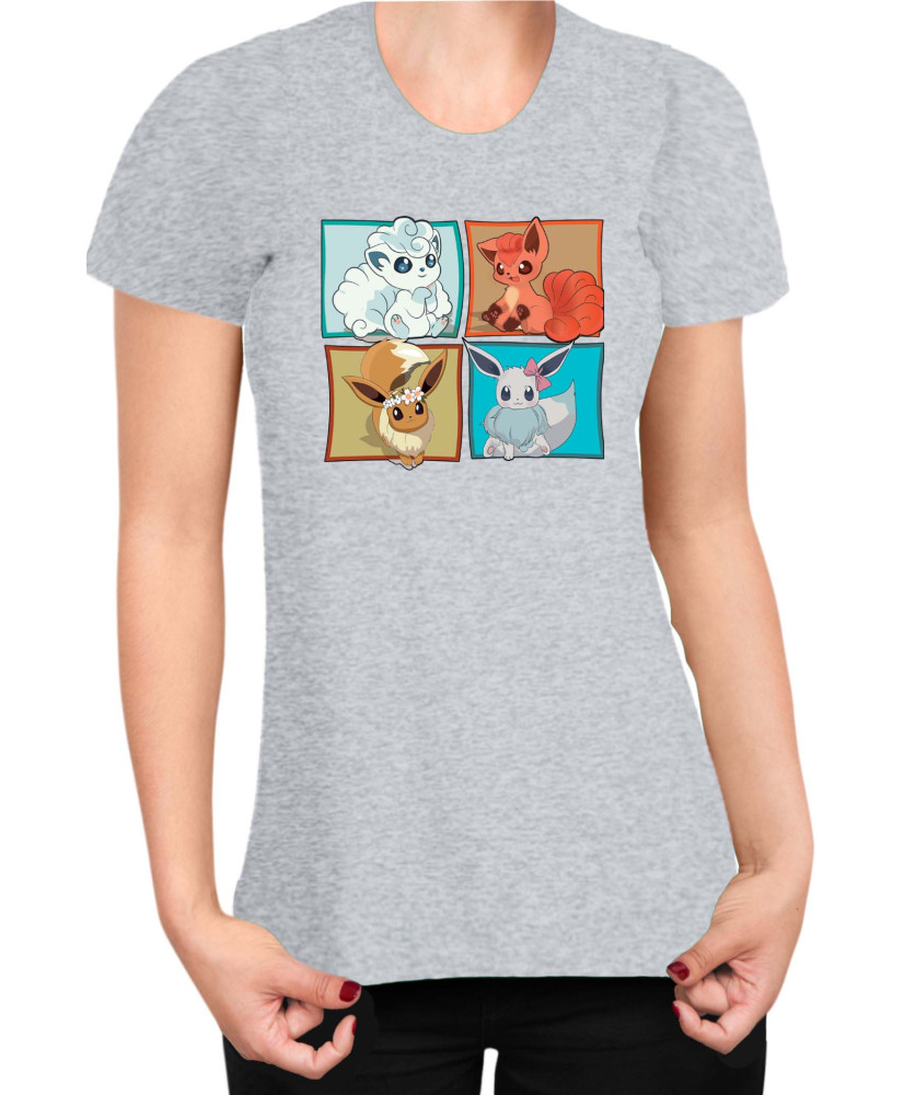 Дамска Тениска Japan Manga Anime Comics Pokemon 09