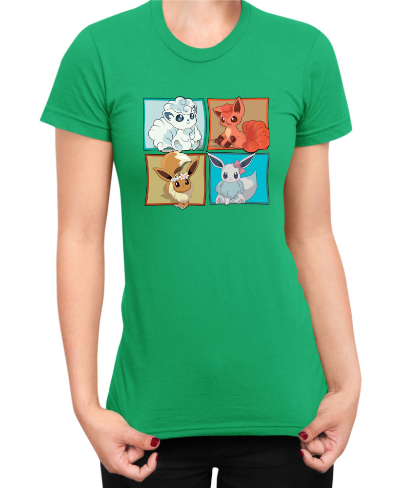 Дамска Тениска Japan Manga Anime Comics Pokemon 09