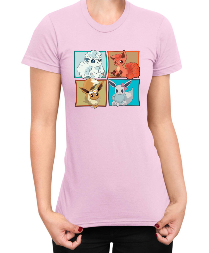 Дамска Тениска Japan Manga Anime Comics Pokemon 09
