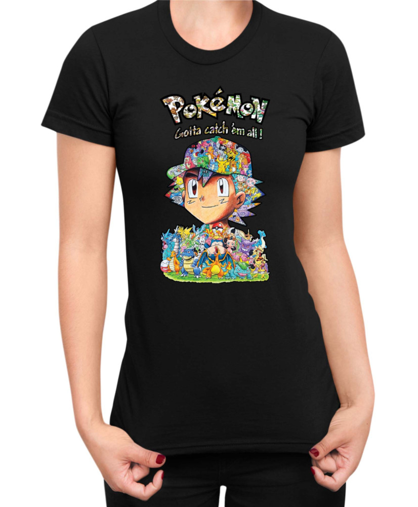 Дамска Тениска Japan Manga Anime Comics Pokemon 10