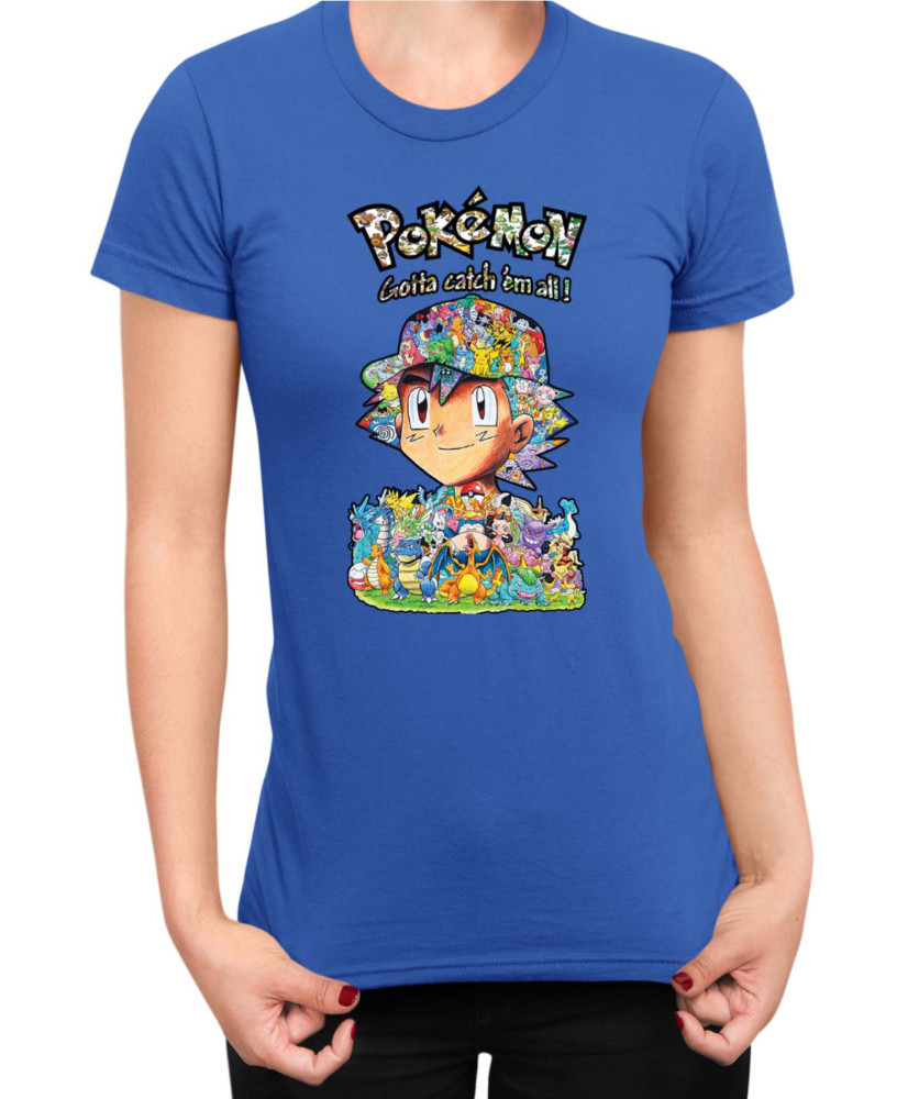 Дамска Тениска Japan Manga Anime Comics Pokemon 10