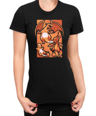 Дамска Тениска Japan Manga Anime Comics Pokemon Charizard 02
