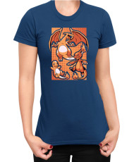 Дамска Тениска Japan Manga Anime Comics Pokemon Charizard 02