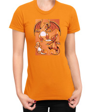 Дамска Тениска Japan Manga Anime Comics Pokemon Charizard 02