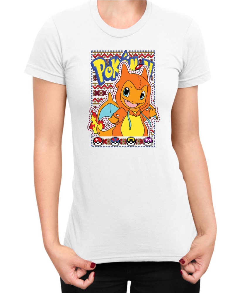 Дамска Тениска Japan Manga Anime Comics Pokemon Charmander 01