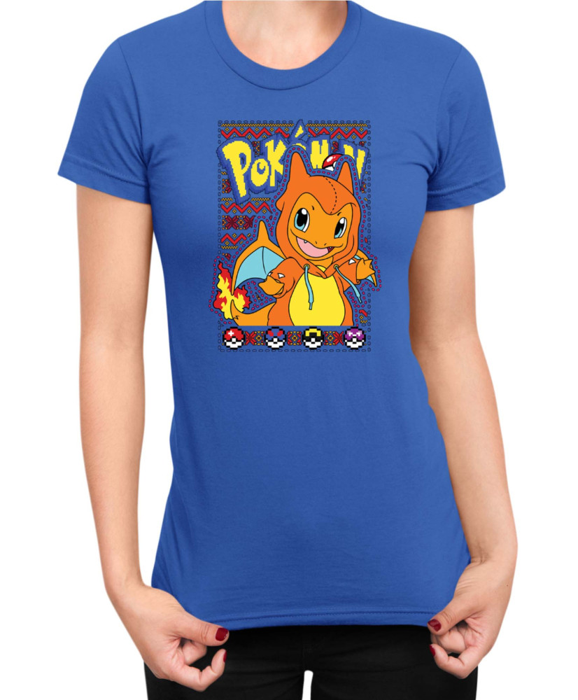 Дамска Тениска Japan Manga Anime Comics Pokemon Charmander 01