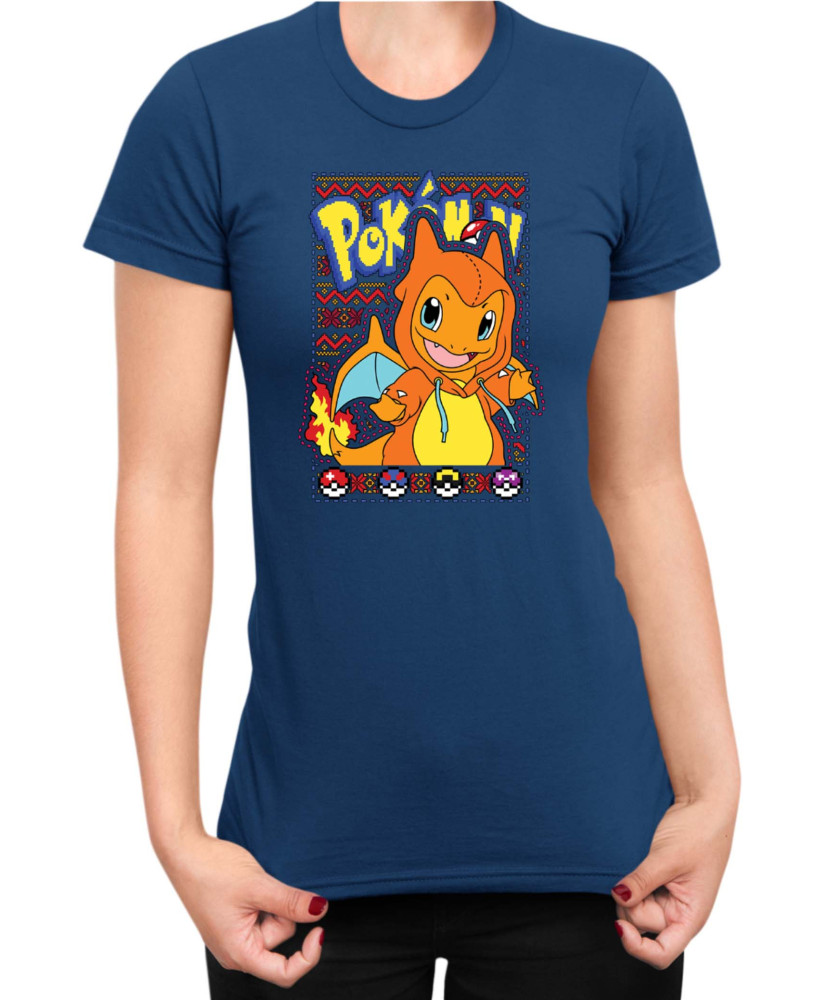 Дамска Тениска Japan Manga Anime Comics Pokemon Charmander 01