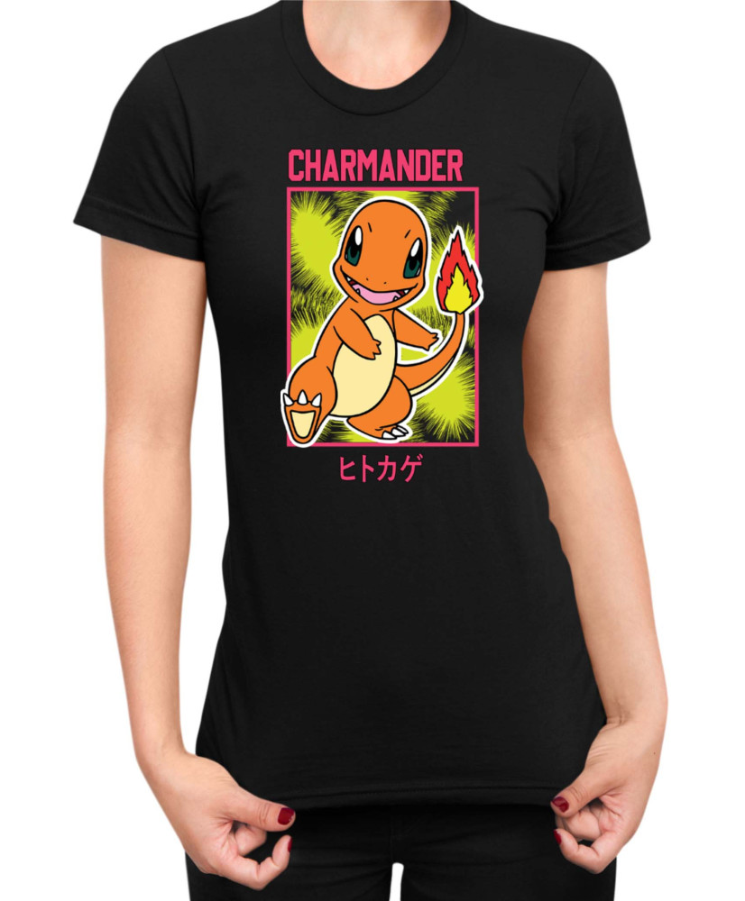 Дамска Тениска Japan Manga Anime Comics Pokemon Charmander 02