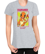 Дамска Тениска Japan Manga Anime Comics Pokemon Charmander 02