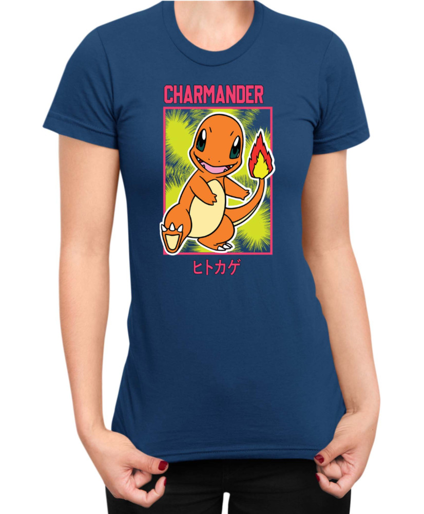 Дамска Тениска Japan Manga Anime Comics Pokemon Charmander 02