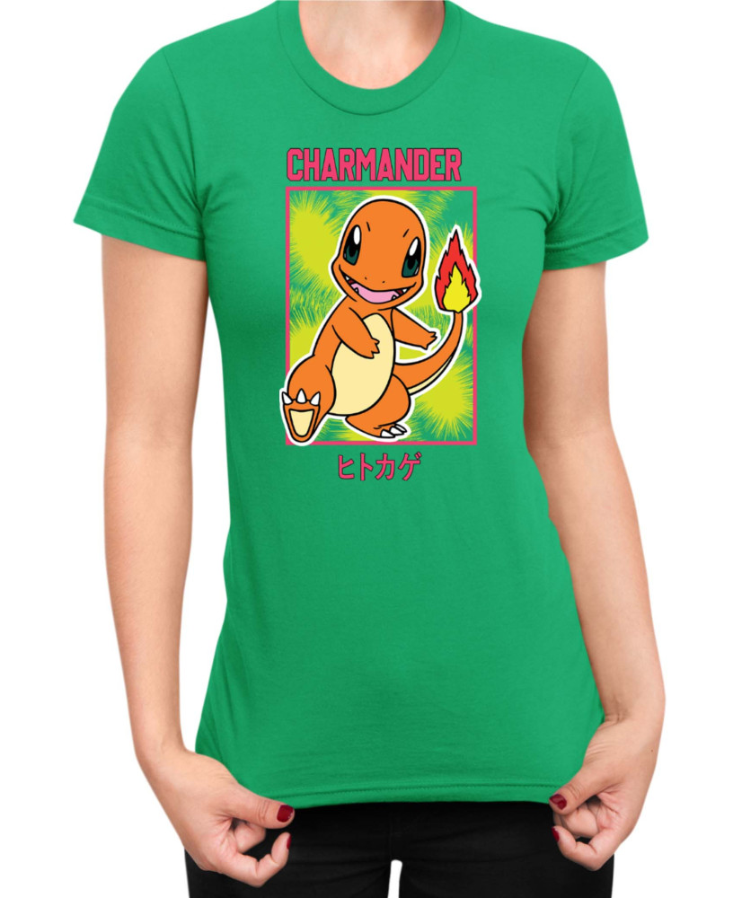 Дамска Тениска Japan Manga Anime Comics Pokemon Charmander 02