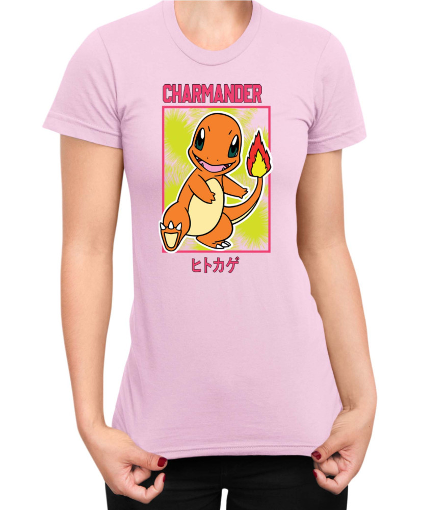 Дамска Тениска Japan Manga Anime Comics Pokemon Charmander 02