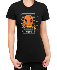 Дамска Тениска Japan Manga Anime Comics Pokemon Charmander Wanted