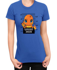 Дамска Тениска Japan Manga Anime Comics Pokemon Charmander Wanted