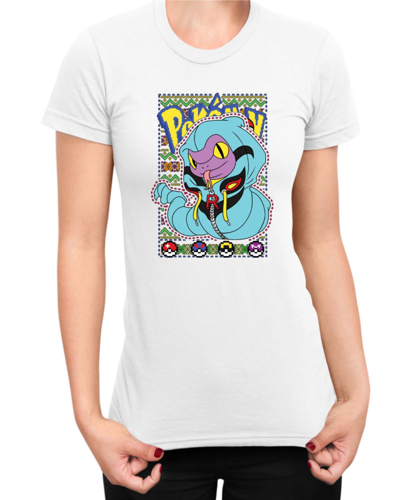 Дамска Тениска Japan Manga Anime Comics Pokemon Ekans 01 Дамска Тениска Japan Manga Anime Comics Pokemon Ekans 01