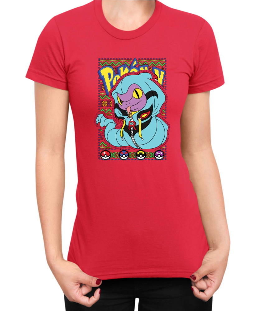 Дамска Тениска Japan Manga Anime Comics Pokemon Ekans 01