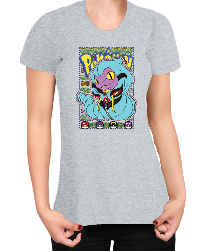 Дамска Тениска Japan Manga Anime Comics Pokemon Ekans 01