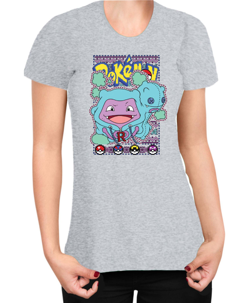 Дамска Тениска Japan Manga Anime Comics Pokemon Koffing 01 Дамска Тениска Japan Manga Anime Comics Pokemon Koffing 01