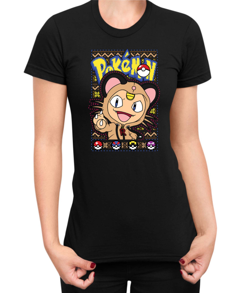 Дамска Тениска Japan Manga Anime Comics Pokemon Meowth