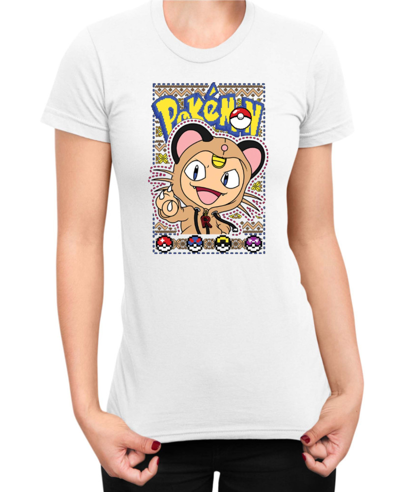 Дамска Тениска Japan Manga Anime Comics Pokemon Meowth