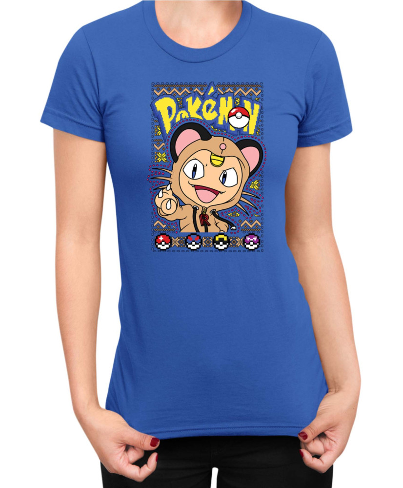 Дамска Тениска Japan Manga Anime Comics Pokemon Meowth