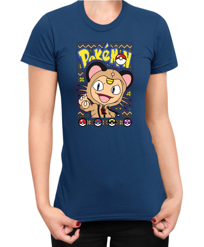 Дамска Тениска Japan Manga Anime Comics Pokemon Meowth