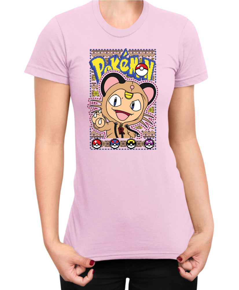 Дамска Тениска Japan Manga Anime Comics Pokemon Meowth