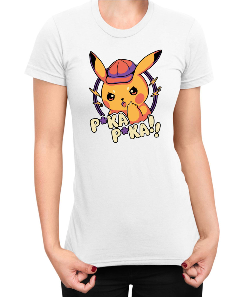 Дамска Тениска Japan Manga Anime Comics Pokemon Pika Pika