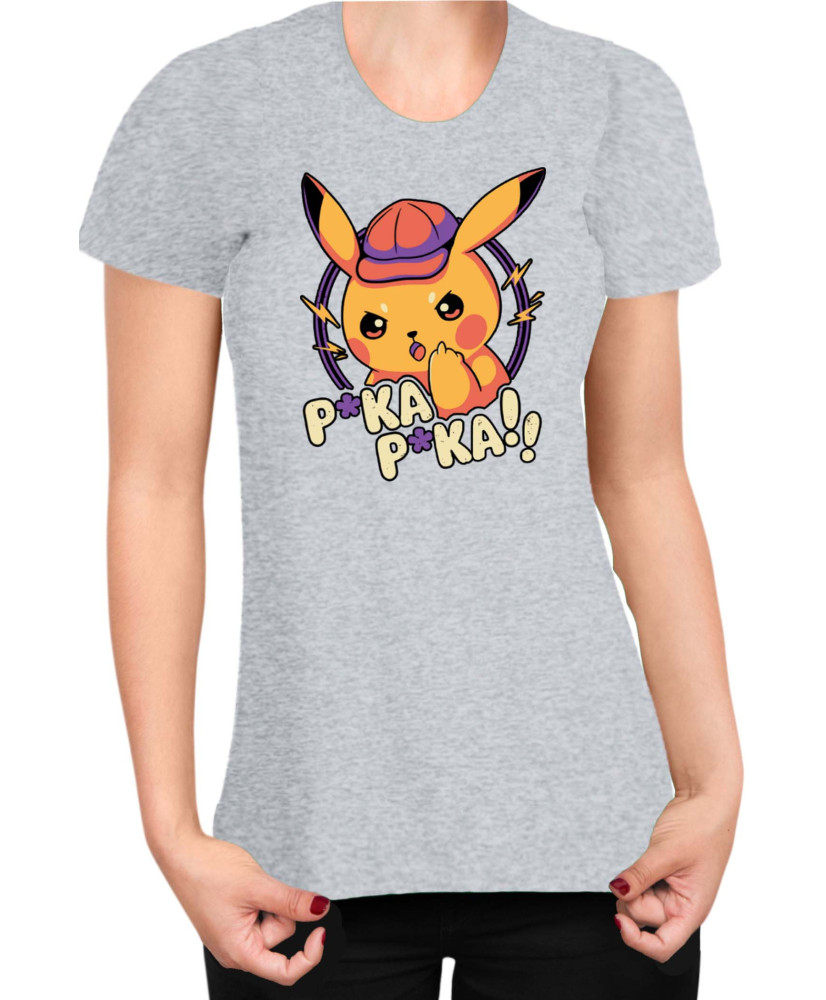 Дамска Тениска Japan Manga Anime Comics Pokemon Pika Pika