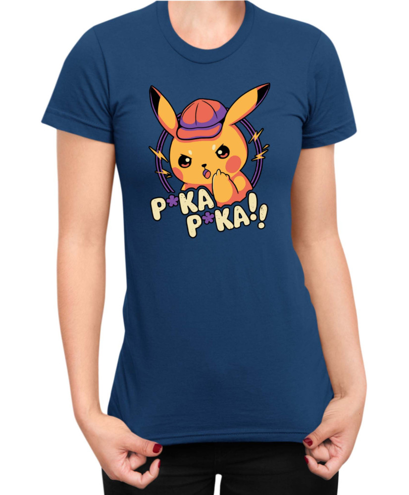 Дамска Тениска Japan Manga Anime Comics Pokemon Pika Pika