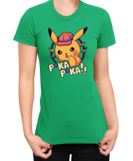 Дамска Тениска Japan Manga Anime Comics Pokemon Pika Pika