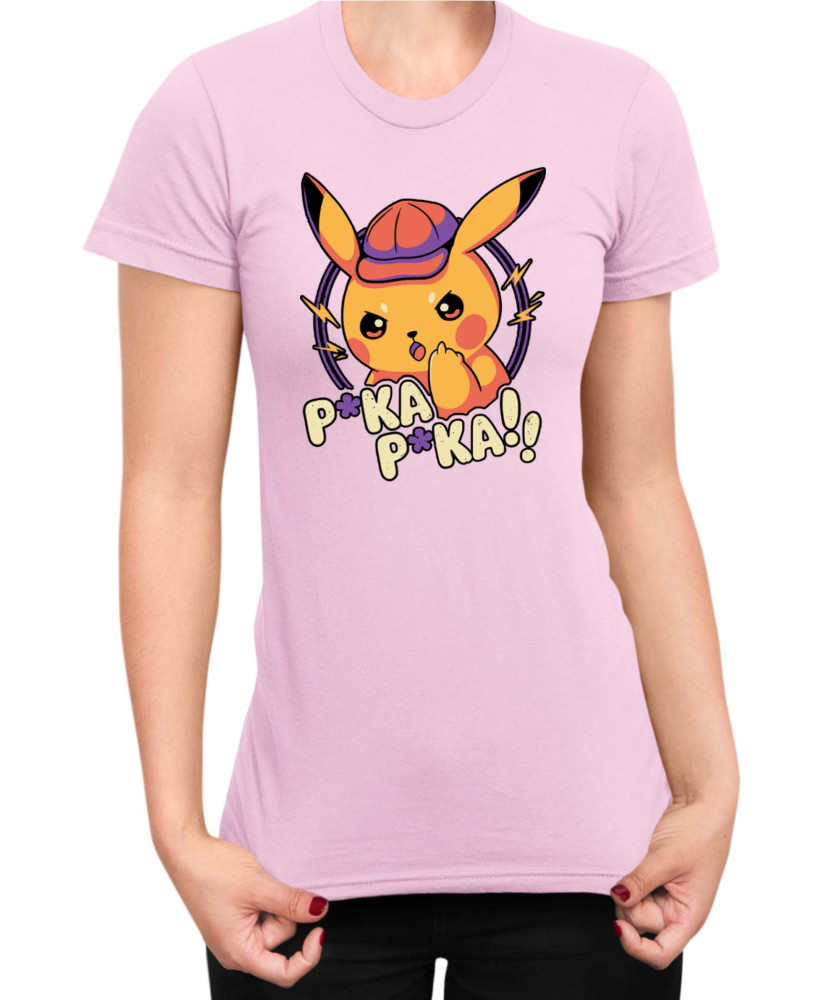 Дамска Тениска Japan Manga Anime Comics Pokemon Pika Pika