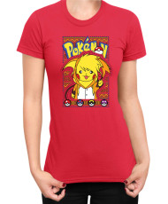 Дамска Тениска Japan Manga Anime Comics Pokemon Pikachu 03