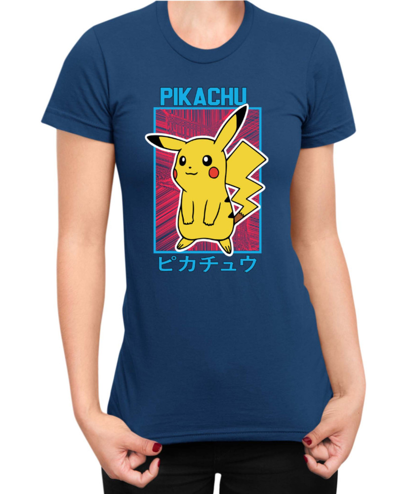 Дамска Тениска Japan Manga Anime Comics Pokemon Pikachu 04