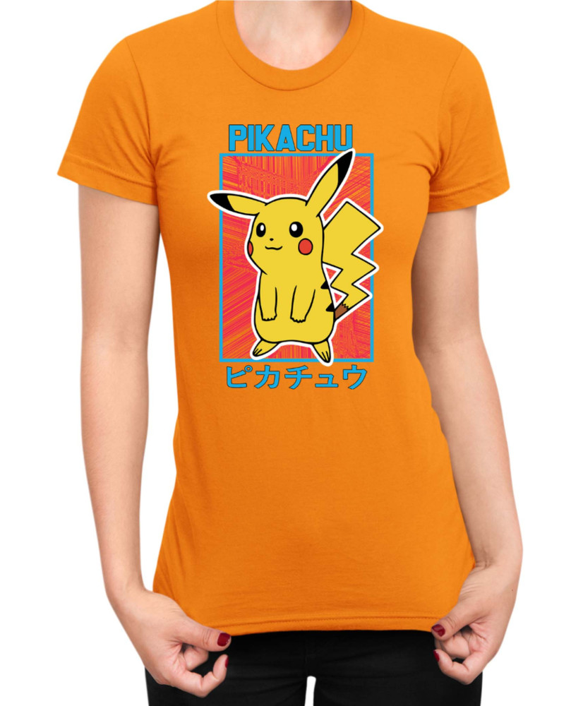 Дамска Тениска Japan Manga Anime Comics Pokemon Pikachu 04