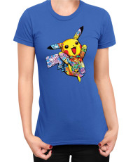 Дамска Тениска Japan Manga Anime Comics Pokemon Pikachu 05
